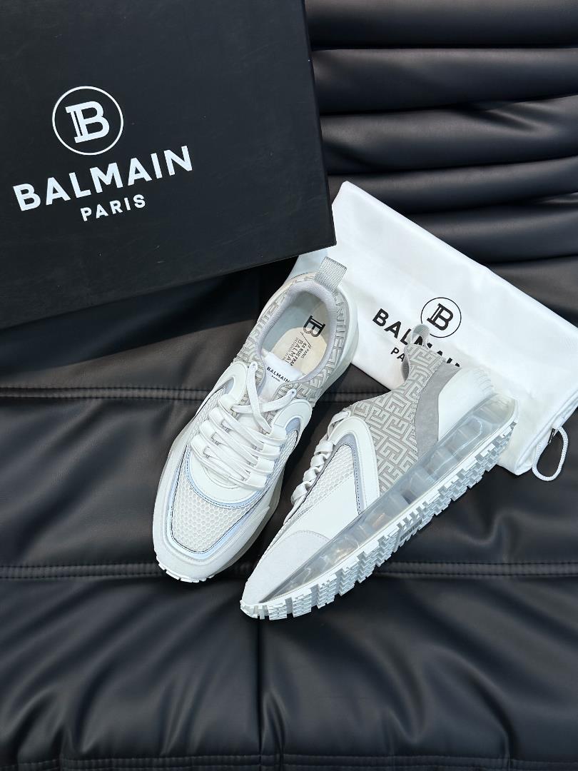 Balmain Balmans new air cushion sports shoes mens low top sports shoes purchase the or