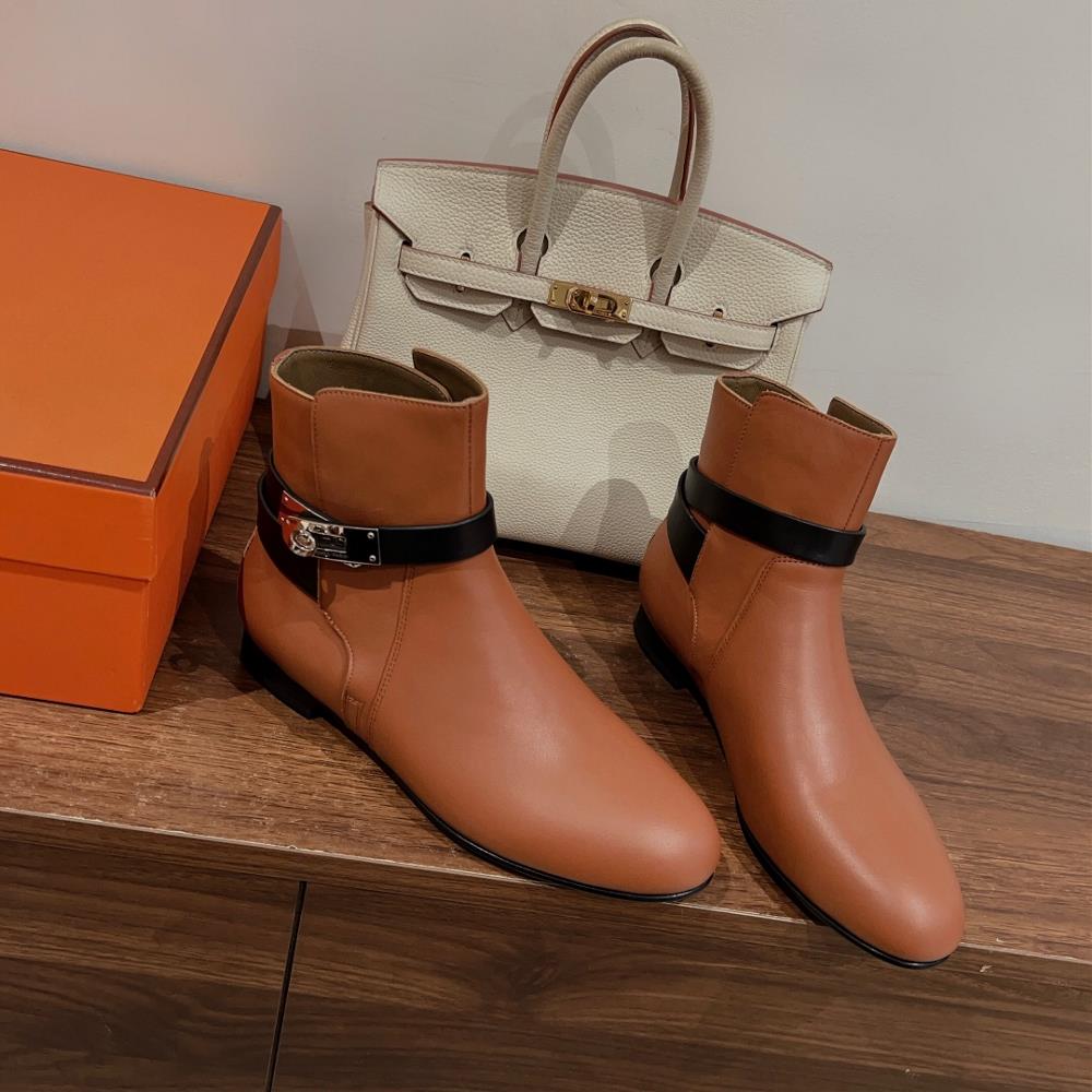 Hermes Neo and ankle boots autumn and winter short boots series fashionable and versatile super comfortable with every detail achieving ultimate c