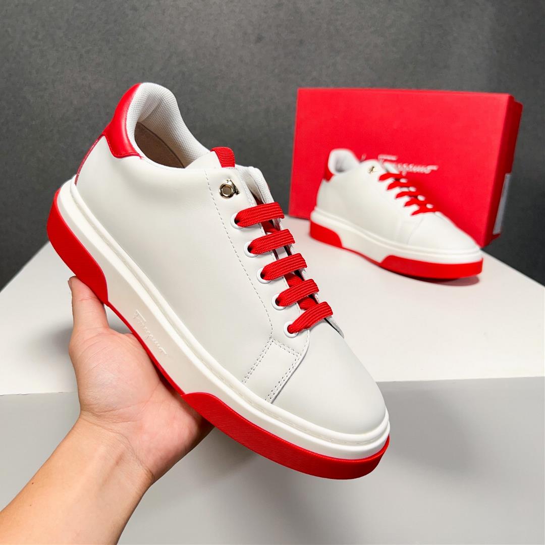 salvatore Ferragamo SpA 2023 mens new casual sneakers are fashionable sporty charmin