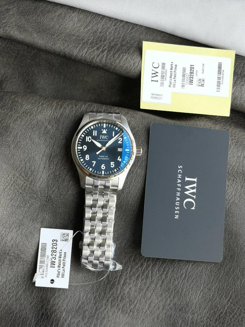 V7 fresh recommended IWC IWC Schaffhausen pilot series IW328204 wristwatch fine steel case chain b