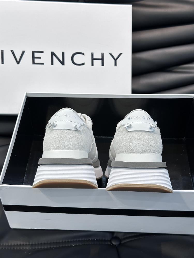 The givenchy brand new GIV 1 mens thick sole elevated casual sports shoe features a high