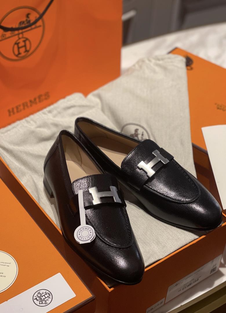 Hermes fl HERMS takes the classic to the extreme in PariS Lefu shoesAuthentic grade can pass c