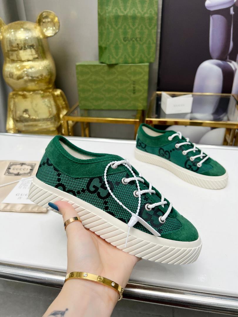 Gucci Low Bang Casual Sports Shoes a topnotch version with a onetoone replica of oil edge craf