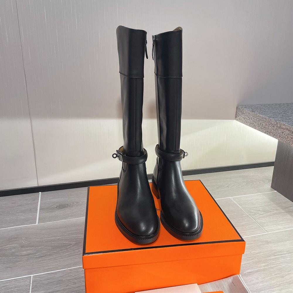 Top edition short boots long boots The H familys new Hermes AutumnWinter 2023 womens Ke