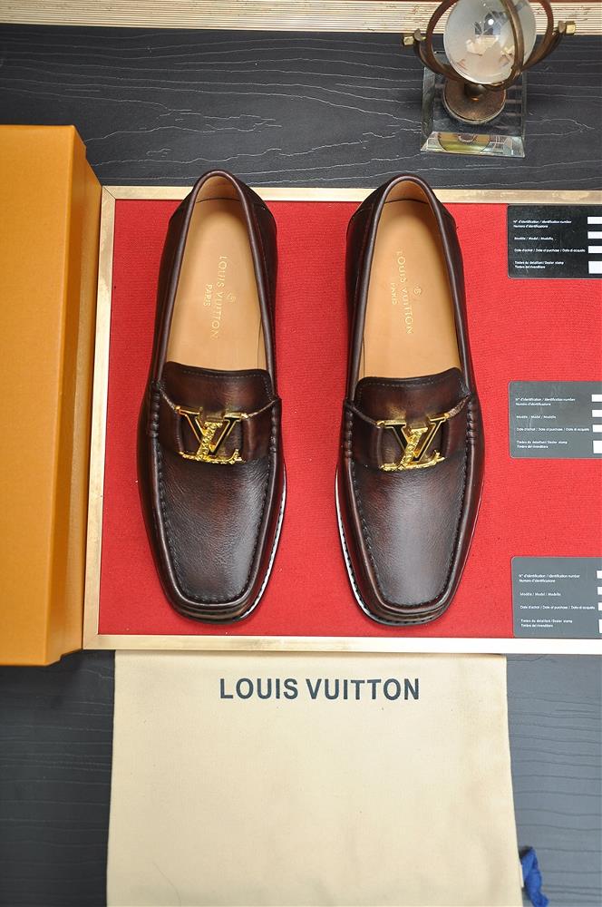 LV shoes are the epitome of luxury and style Crafted with Italian imported cowhide these