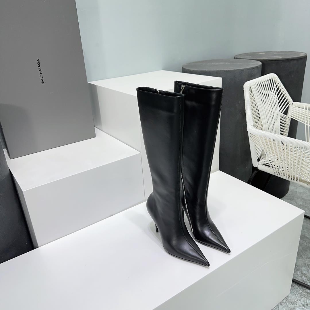 High quality factory produced long boots balenciaga Balenciaga 2023 autumnwinter pointed