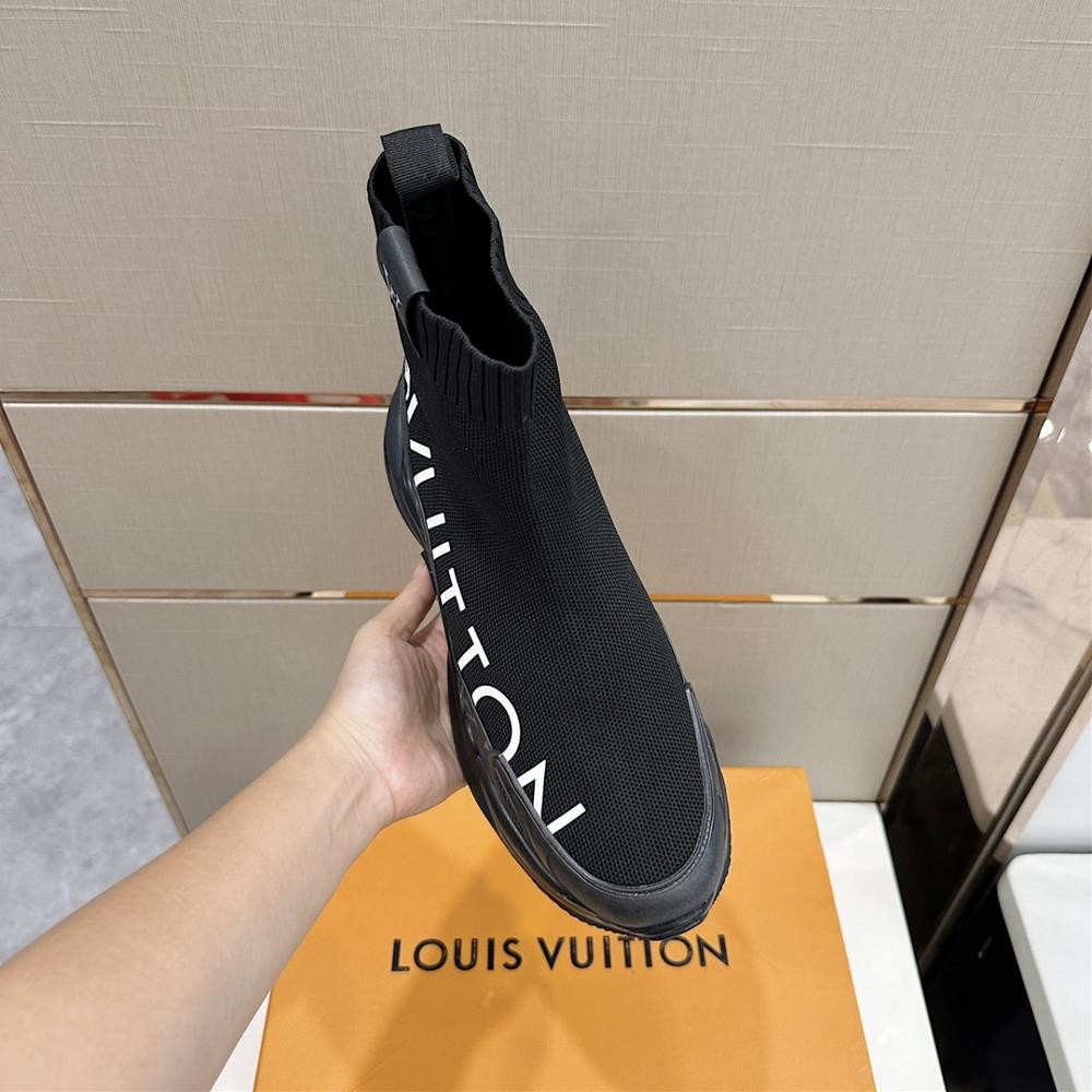 lv shoesrun55High Top Sneakers