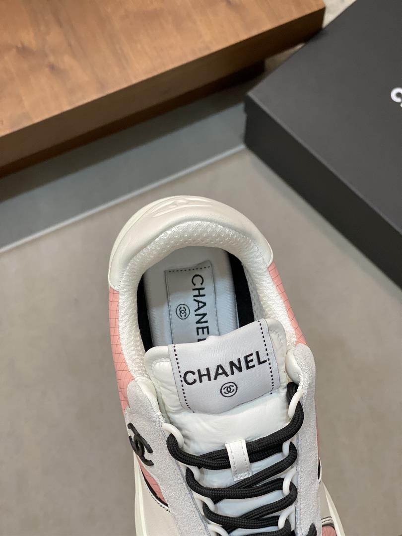 chanel spring and summer new sneakers fabric italian imported waterproof cloth bulls anti