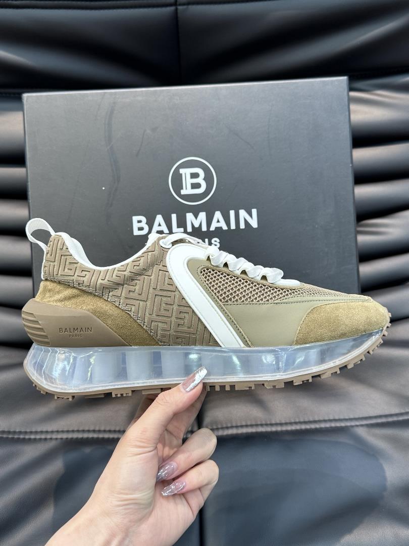 Balmain Balmans new air cushion sports shoes mens low top sports shoes purchase the or