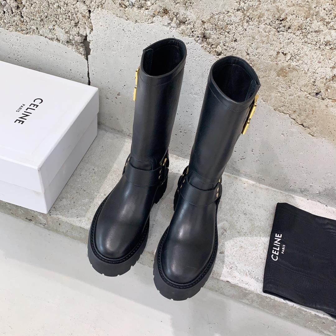 The Celine runway motorcycle boots are simple stylish stylish and durable making them a timeless