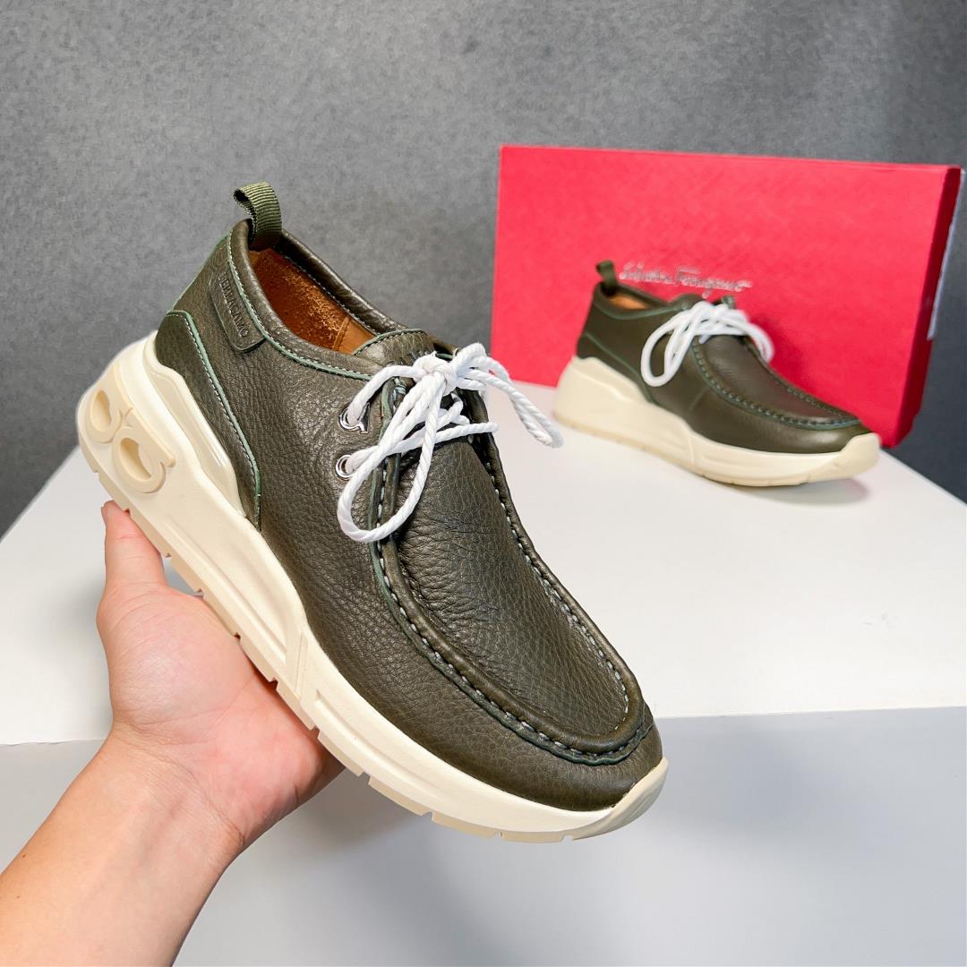 salvatore Ferragamo SpA 2023 mens new casual sneakers are fashionable sporty charmin