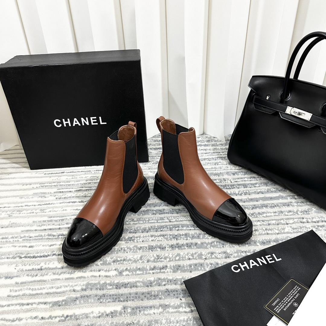 chanel fw23 new arrivalXiaoxiangs 2023 AutumnWinter Lingge Chelsea Short Boot New Produc