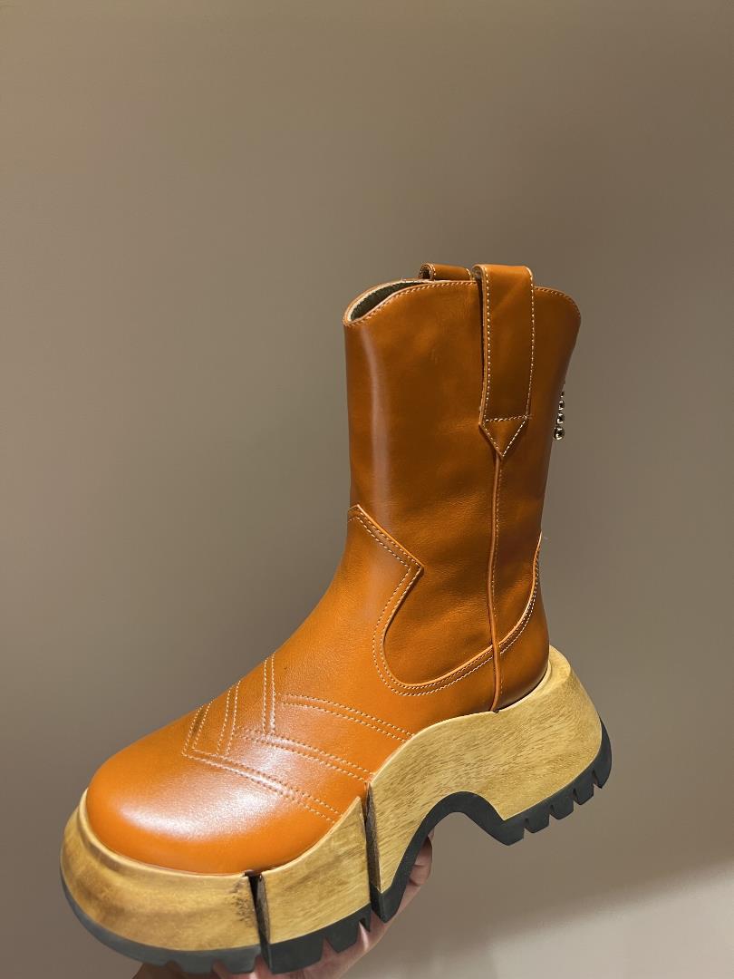 Highest versionPresaleLOUIS VUITTON Thick Sole Vintage Martin Boot2023FW Louis Vuittons popula