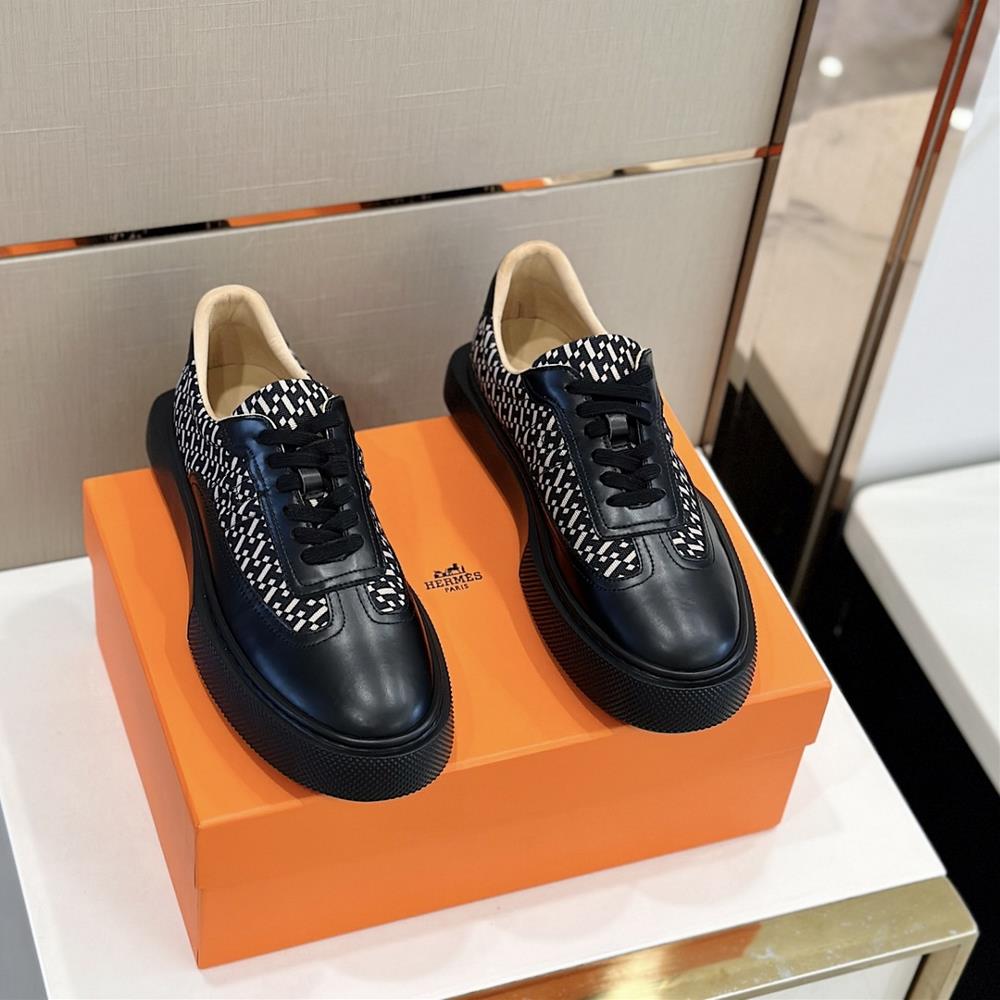 Hermes Shoes The Epitome of Contrasting Cowhide